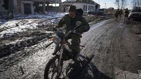 Vladimir Putin's troops swap tanks for motorcycles in huge strategy change