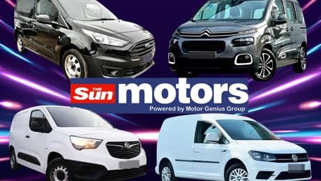 Second-hand vans: Get your next used van from Sun Motors, with Fords starting from JUST £124 per month