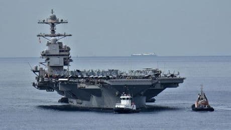 USA demonstrieren Stärke: Flugzeugträger bleibt länger in Nordsee