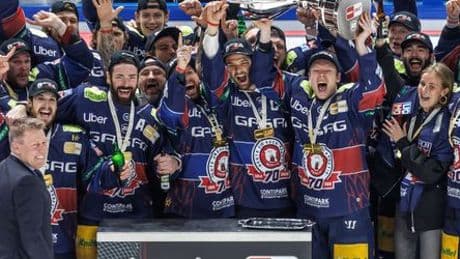 Deutsche Eishockey-Meisterschaft: Eisbären triumphieren gegen hoffnungslos unterlegene Haie