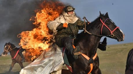 Photos show an epic endurance race celebrating the bond between people and horses in Kyrgyzstan