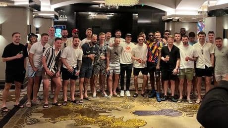 Wrexham stars 'trapped in lift' during wild promotion party laid on by Ryan Reynolds