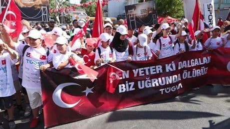 15 Temmuz Şehitlerini 5. Vatan Koşusu'na katılarak andılar