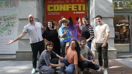 La comedia musical 'Confeti. El regreso' sacudirá la Sala BBK en Aste Nagusia