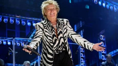 Sir Rod Stewart 'escorted to car' by three assistants after wild boozy night out