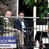 Harry and Meghan 'frustrated' after details of secret 'peace summit' between Sussexes' spokesperson and King's aide is caught on camera