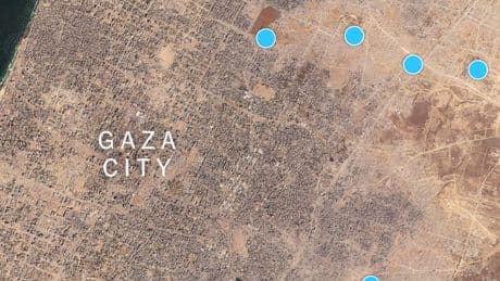Satellite Images Show Israeli Military Buildup Around Gaza City