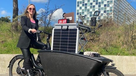 Bakfietsstudio Haagse BBC-verslaggever gestolen, 'alsof ik een vriend verloor'