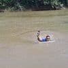 Horrifying moment TV journalist reporting on missing 13-year-old girl spots something in the water