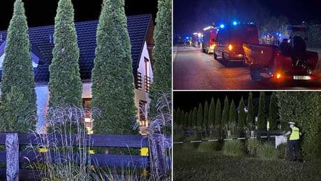 Mother and two daughters aged six and eight are found dead in septic tank in suspected murder-suicide