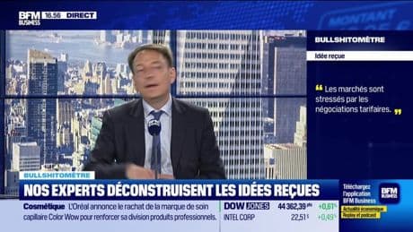 Bullshitomètre : "Les marchés sont stressés par les négociations tarifaires" - FAUX répond Aymeric Diday - 01/07