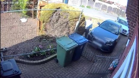Shock moment Storage Hunters star drives his CAR at neighbour in war over ‘communal’ garden