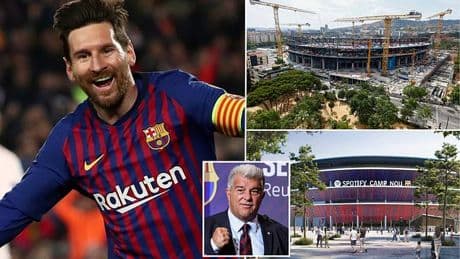 Revealed: Barcelona's special 'Lionel Messi plans' for Nou Camp's reopening in 2026 after £1.3b renovation