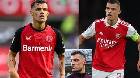 Granit Xhaka closes in on surprise Premier League return as '£17m fee is agreed' for former Arsenal star