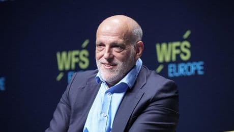 Tebas avisa al Barça sobre Joan García y Nico Williams