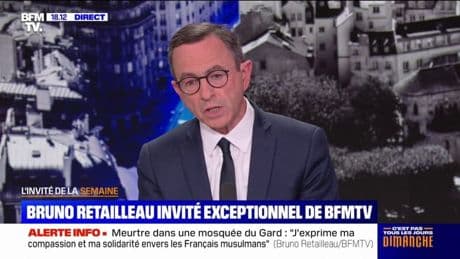 Meurtre dans une mosquée du Gard: "Comment ne pas penser à un acte anti-musulman ?", indique le ministre de l'Intérieur, Bruno Retailleau