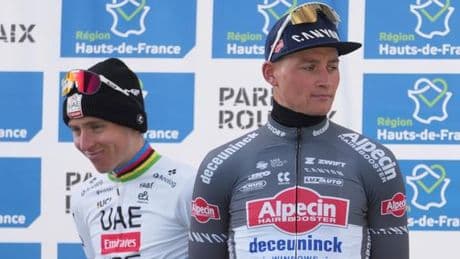 Le duel entre Mathieu Van der Poel et Tadej Pogacar a enflammé Paris-Roubaix