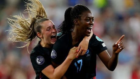 Michelle Agyemang hailed after 'fearless' teen gives Sarina Wiegman Euro 2025 final headache