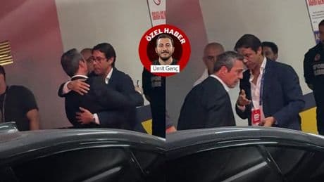 Ali Koç maçtan sonra Rui Costa ile kucaklaştı