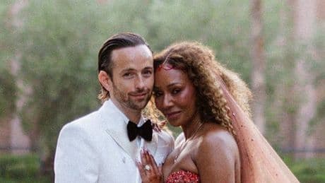 Mel B wows in stunning second wedding in dress that took 850 hours to make