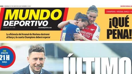 Portada de hoy de la Edición Bizkaia-Araba de Mundo Deportivo