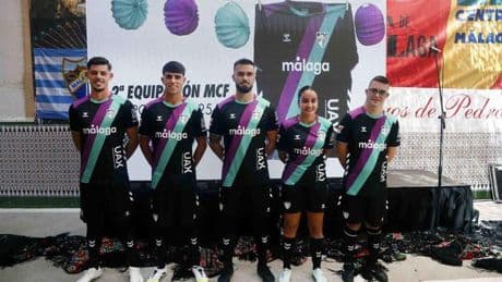 El Málaga CF recupera el verde y morado para la segunda equipación