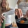 Woman causes outrage over bizarre method for frying an egg which she 'learnt from an Italian grandmother'