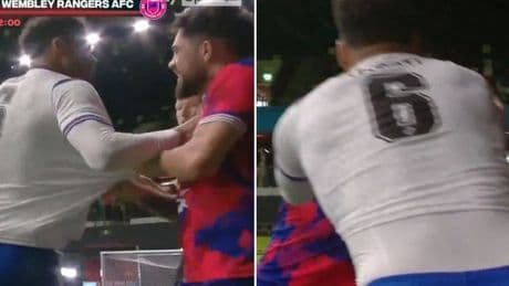 Ex-England star pulled away from rival in Baller League fracas – but has last laugh