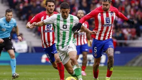 El Atlético, un obstáculo insalvable para el Real Betis