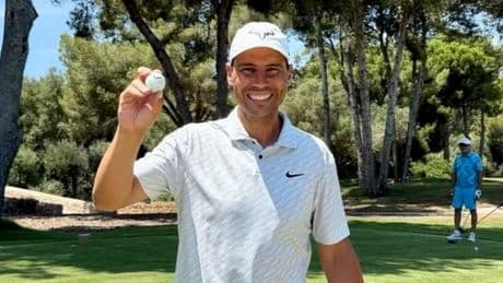 Unglaublich! - Tennis-Legende Nadal schlägt Hole-in-One beim Golf