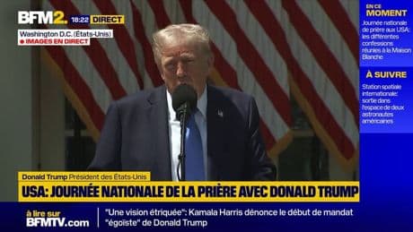 Journée nationale de prière aux États-Unis: Trump évoque le 7-Octobre et les nouvelles sanctions contre le pétrole iranien