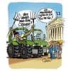 Le dessin de Chaunu : loi agricole et fin de vie