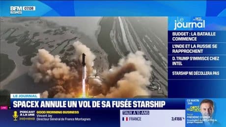 SpaceX annule un vol de sa fusée Starship