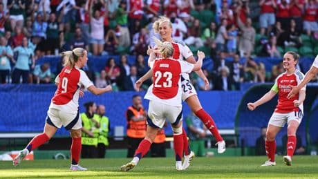 Arsenal 1-0 Barcelona: Stina Blackstenius fires Gunners to historic win in Women's Champions League final