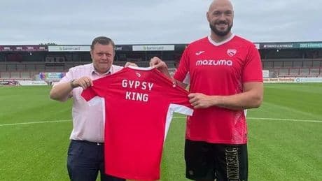 Tyson Fury's silence speaks volumes as Morecambe face extinction