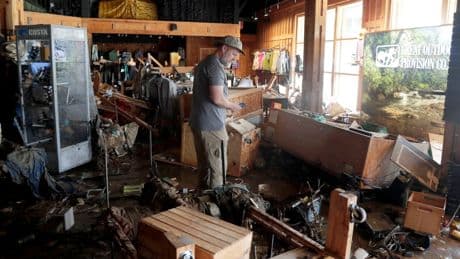 Severe weather in tropical storm's wake triggers North Carolina state of emergency