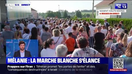 Une marche blanche en hommage à Mélanie à Nogent - 13/06
