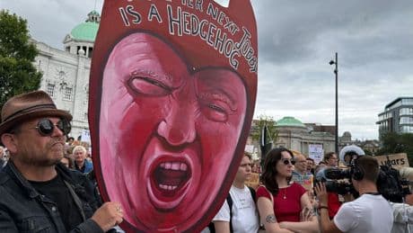 Besuch: "Nicht willkommen": Proteste gegen Trump in Schottland