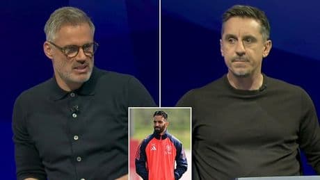 Jamie Carragher and Gary Neville reveal why Premier League striker with £30m release clause should NOT join Man United - after 'holding face-to-face talks over summer move'