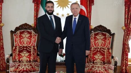 AKP'li Cumhurbaşkanı Erdoğan, Suriye Devlet Başkanı Şara ile görüştü