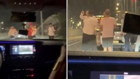 Trafik magandaları terör estirdi: Hamile kadının bulunduğu araca saldırdılar