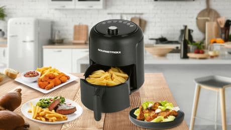 Frittieren ganz ohne Öl für unter 30 Euro: Gourmetmaxx Heißluft-Fritteuse im Netto-Deal
