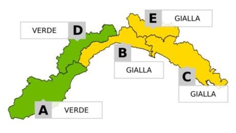 Maltempo in Liguria, prolungata l’allerta gialla per temporali su Centro e Levante della regione | Le previsioni