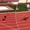 High school track star trips over final hurdle... what happened next left fans stunned