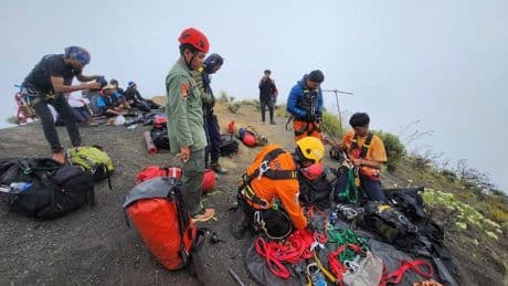 Brazilian tourist found dead after falling from an Indonesian volcano
