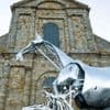 Zeus, le cheval mécanique des JO, a été vu par un demi-million de personnes depuis le début de sa tournée début mars