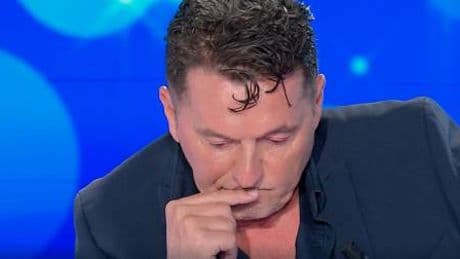 Le lacrime di Teo Mammucari: "Non ce la faccio"