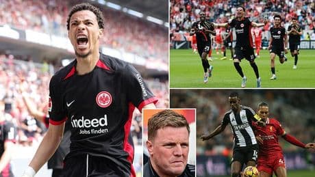 Eintracht Frankfurt 'reject bumper £70m bid for Hugo Ekitike' as Newcastle target French star amid Liverpool Alexander Isak interest