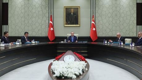 Cumhurbaşkanı Erdoğan başkanlığındaki Yüksek Askeri Şura toplantısı başladı