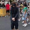 Premier League and England star goes undercover at Notting Hill Carnival with a VERY secretive disguise - as he posts one-word message